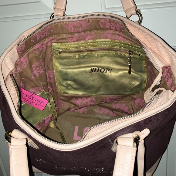 Juicy couture weekend velour purse tote in purple - Picture 8 of 8